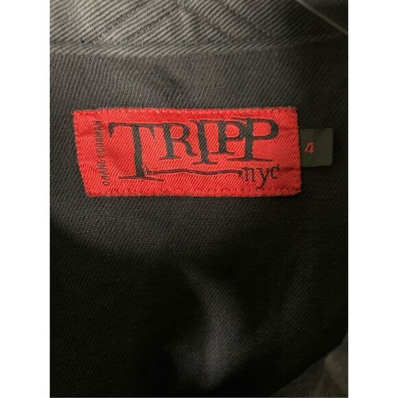 Tripp NYC jacket black goth punk size 4 - Picture 3 of 12